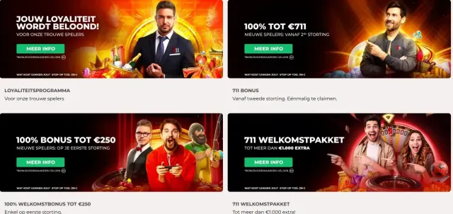 711 Casino Bonus